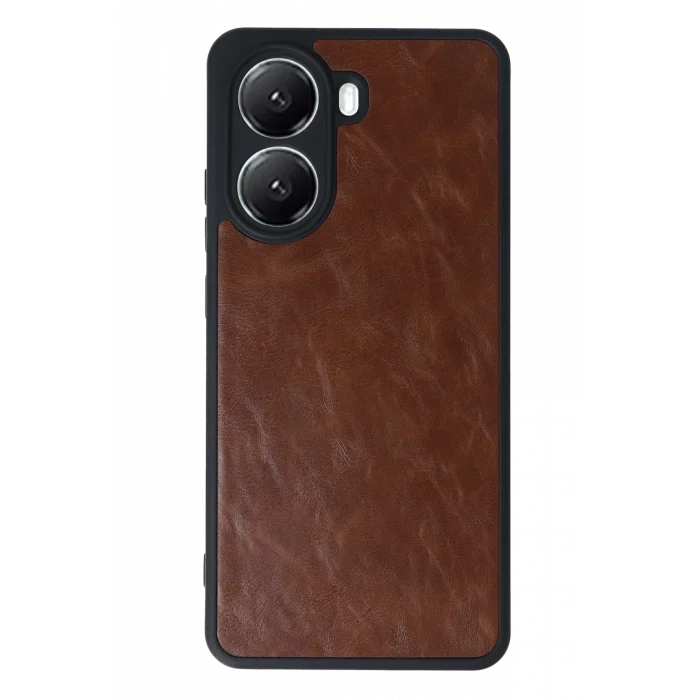 Mey İthalat®   Poco X7 Pro Kılıf Aras Deri Kapak - Taba