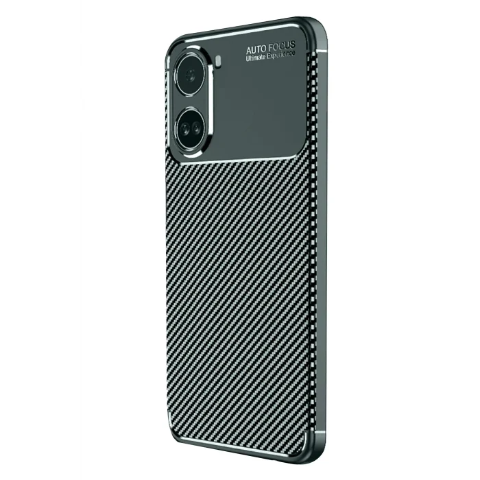 Mey İthalat®   Poco X7 Pro Kılıf Auto Focus Karbon Kapak - Koyu Yeşil