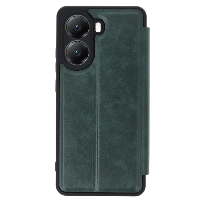 Mey İthalat®   Poco X7 Pro Kılıf Flip Cover - Koyu Yeşil