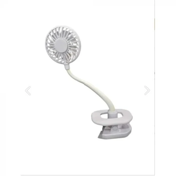 Mey İthalat® Portatif Işıklı Mini Klipsli Fan