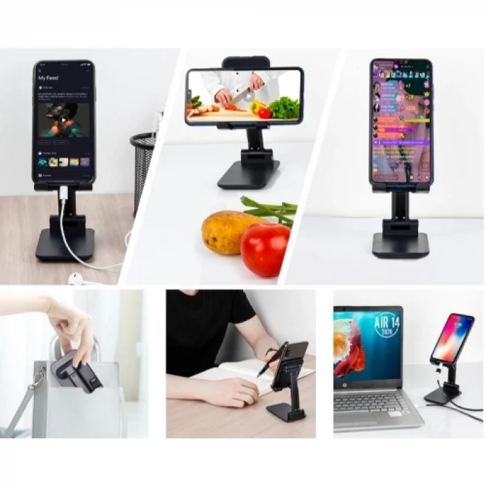 Mey İthalat® Portatif Masaüstü Telefon Tablet Tutucu