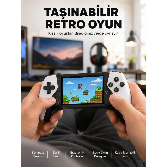 Mey İthalat® PS1 GBA NES Oyun Destekli Retro Cihaz Yeni Nesil
