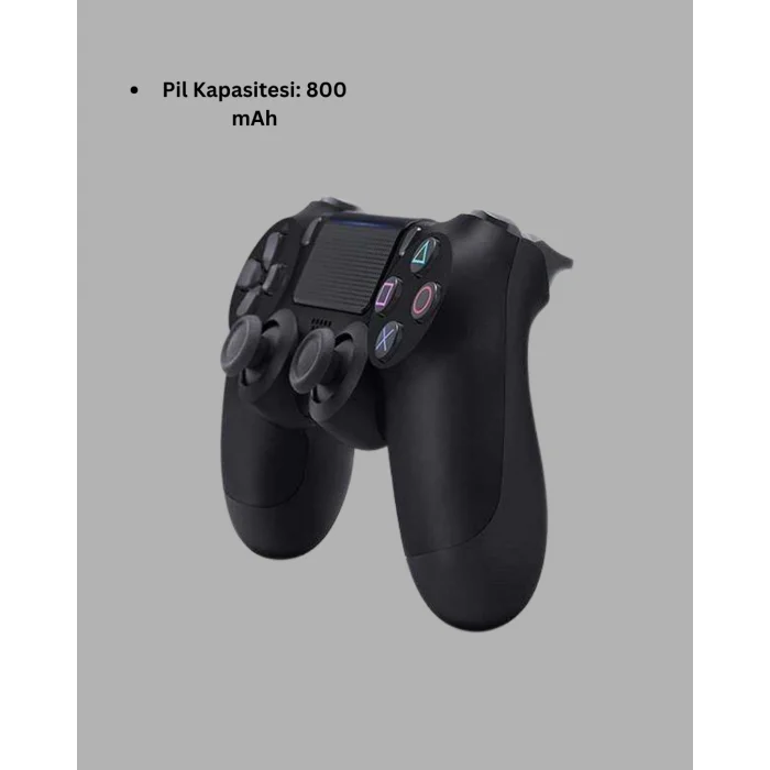 Mey İthalat® PS4 Uyumlu Kablosuz Oyun Kolu – Titreşimli, Şarjlı ve Ergonomik Yeni Nesil