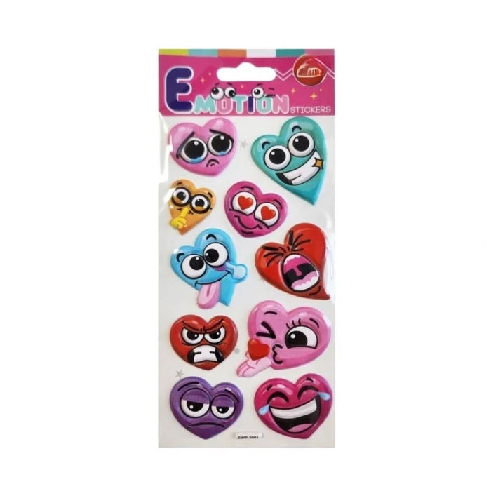 Mey İthalat® Puffy Stickers Kalpler