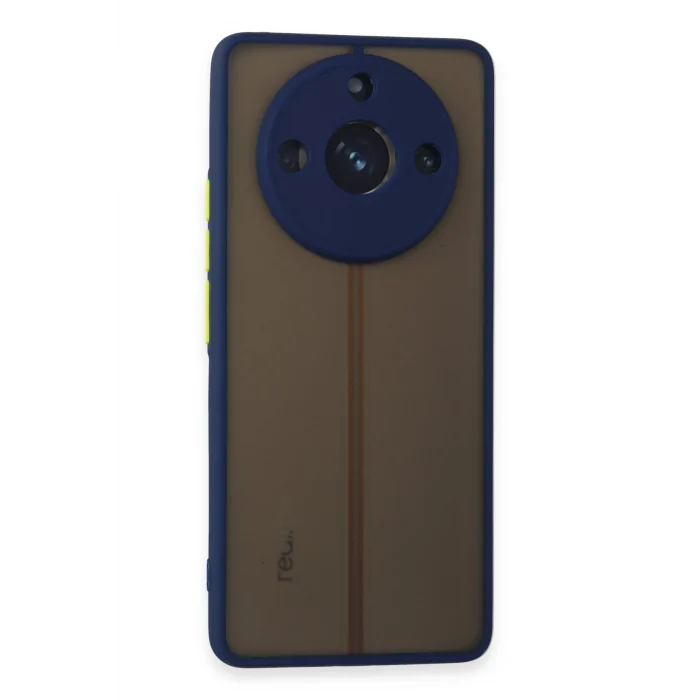 Mey İthalat®  Realme 11 Pro Kılıf Montreal Silikon Kapak - Lacivert