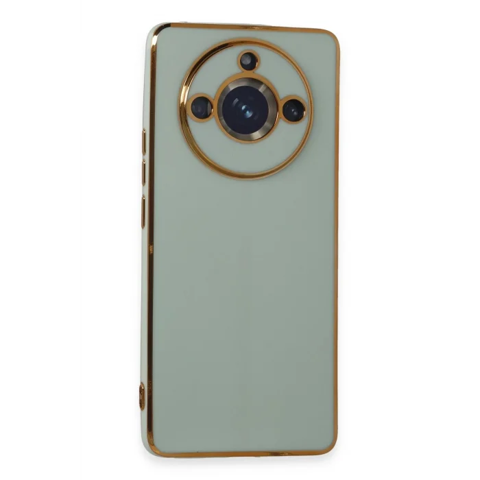 Mey İthalat®  Realme 11 Pro Kılıf Volet Silikon - Açık Yeşil