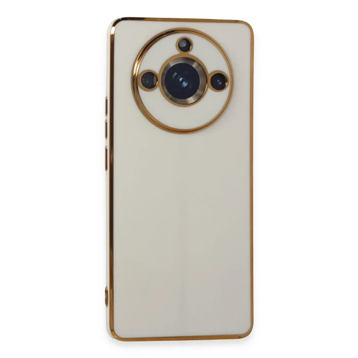 Mey İthalat®  Realme 11 Pro Kılıf Volet Silikon - Beyaz