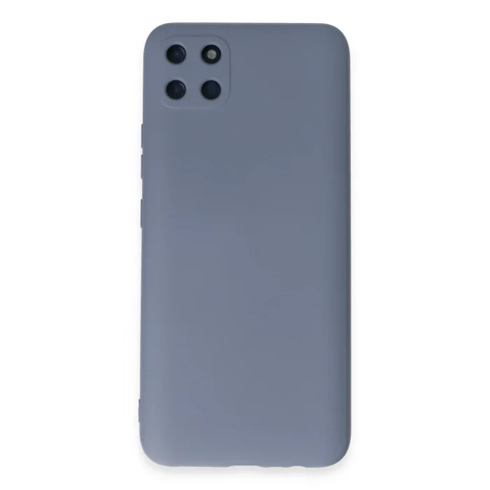 Mey İthalat®  Realme C11 Kılıf Nano içi Kadife Silikon - Gri