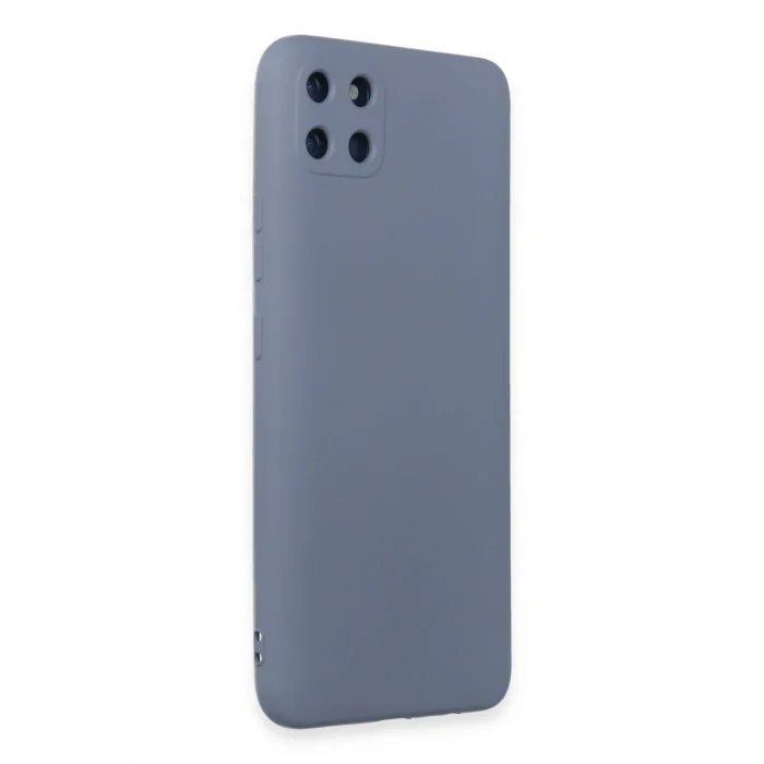 Mey İthalat®  Realme C11 Kılıf Nano içi Kadife Silikon - Gri