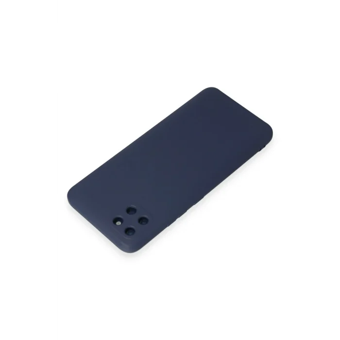 Mey İthalat®  Realme C11 Kılıf Nano içi Kadife Silikon - Lacivert