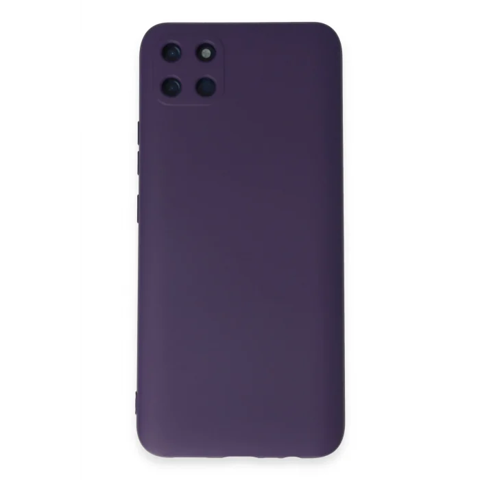 Mey İthalat®  Realme C11 Kılıf Nano içi Kadife Silikon - Mor