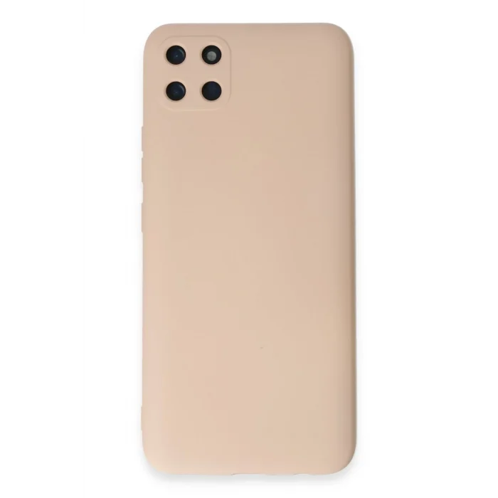 Mey İthalat®  Realme C11 Kılıf Nano içi Kadife Silikon - Pudra