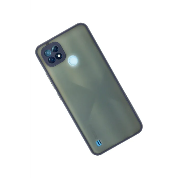 Mey İthalat®  Realme C21 Kılıf Montreal Silikon Kapak - Lacivert