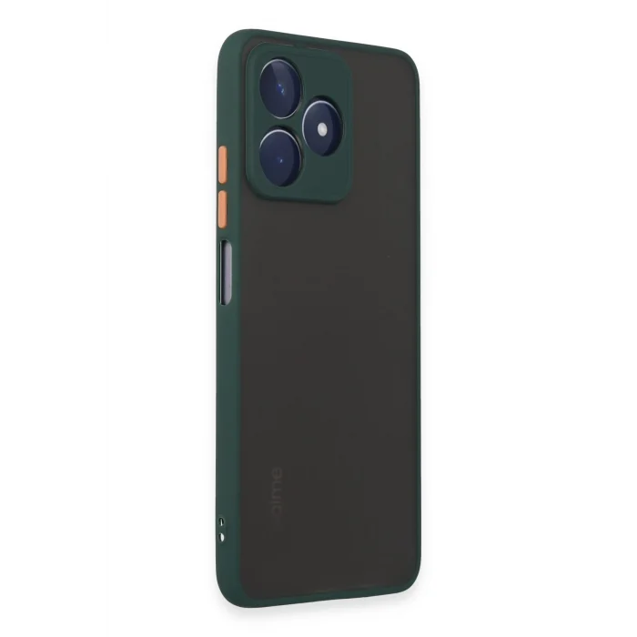 Mey İthalat®  Realme C53 Kılıf Montreal Silikon Kapak - Yeşil