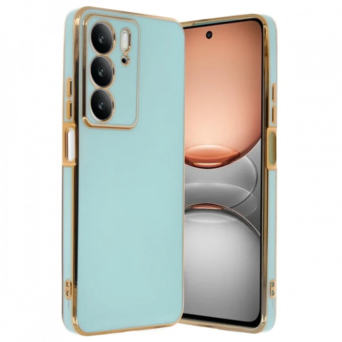 Mey İthalat®  Realme C75 4G Kılıf Volet Silikon - Açık Yeşil
