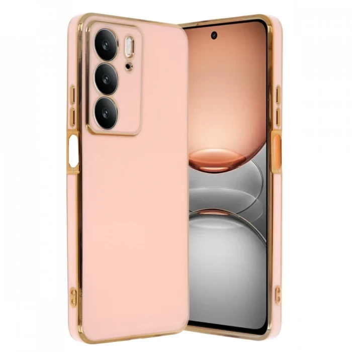 Mey İthalat®  Realme C75 4G Kılıf Volet Silikon - Pembe