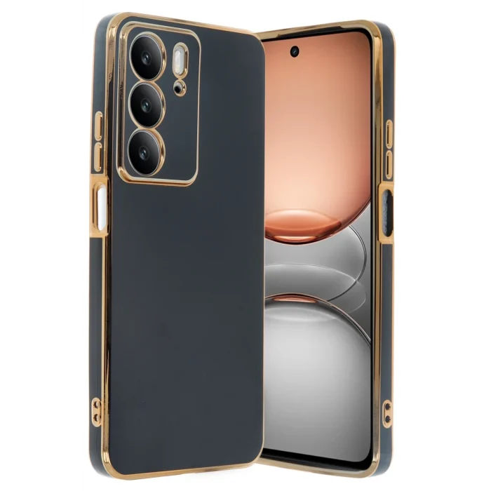 Mey İthalat®  Realme C75 4G Kılıf Volet Silikon - Siyah