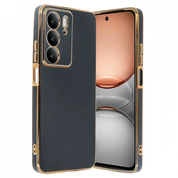 Mey İthalat®  Realme C75 4G Kılıf Volet Silikon - Siyah