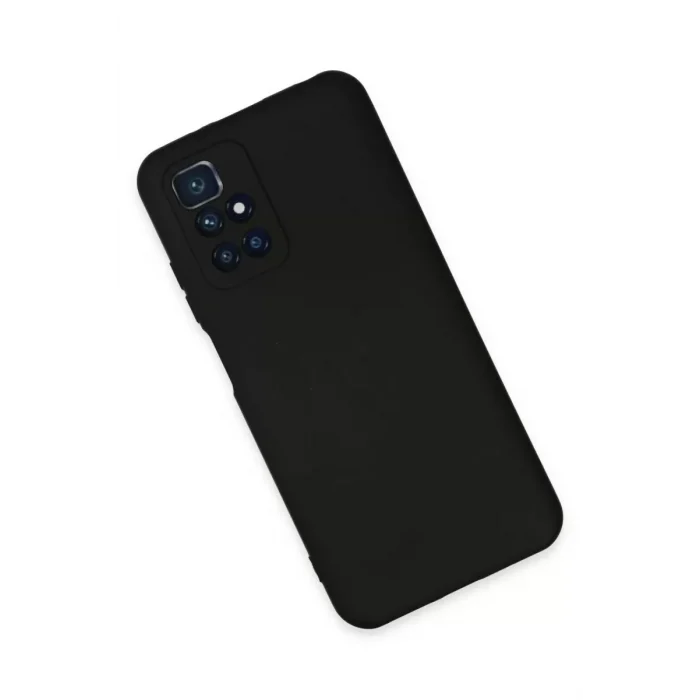 Mey İthalat®   Redmi 10 2022 Kılıf Nano içi Kadife Silikon - Siyah