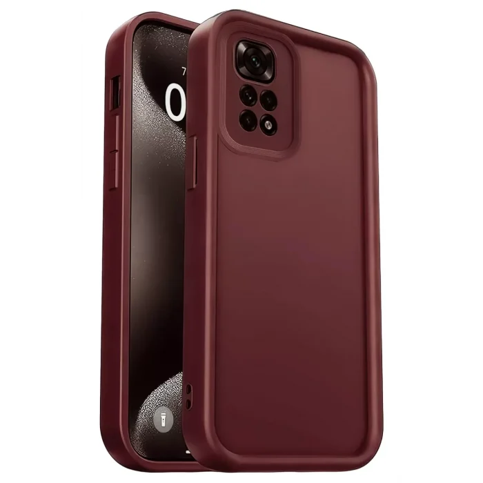 Mey İthalat®   Redmi 10 2022 Kılıf Viera Silikon - Bordo