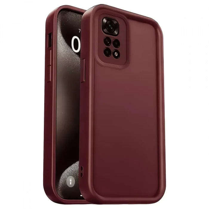 Mey İthalat®   Redmi 10 2022 Kılıf Viera Silikon - Bordo