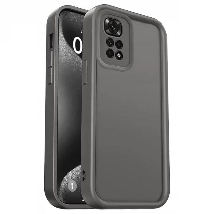 Mey İthalat®   Redmi 10 2022 Kılıf Viera Silikon - Gri