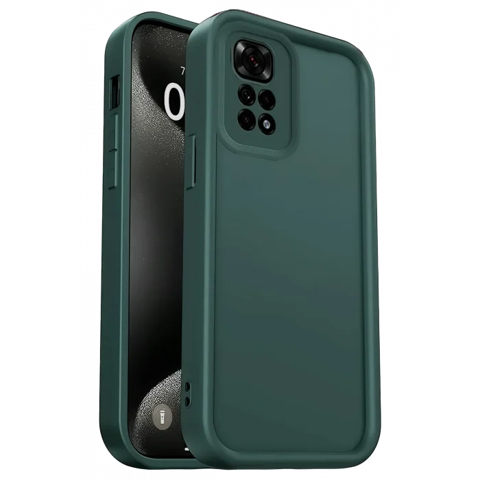 Mey İthalat®   Redmi 10 2022 Kılıf Viera Silikon - Koyu Yeşil