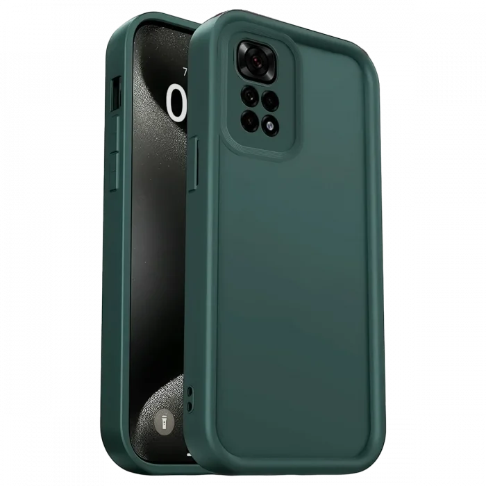 Mey İthalat®   Redmi 10 2022 Kılıf Viera Silikon - Koyu Yeşil