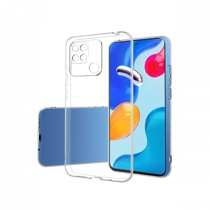 Mey İthalat®   Redmi 10C Kılıf Lüx Şeffaf Silikon