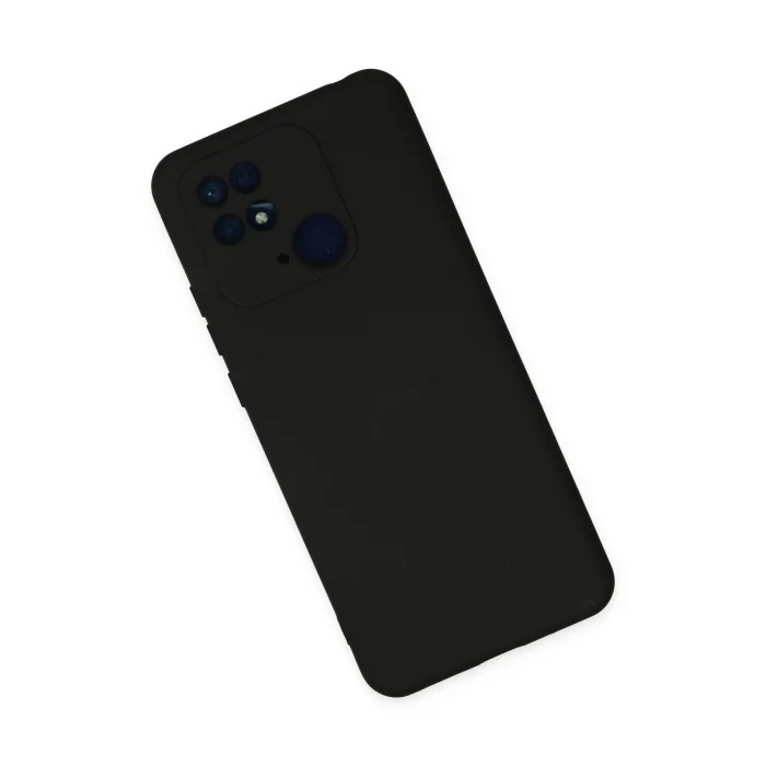Mey İthalat®   Redmi 10C Kılıf Nano içi Kadife Silikon - Siyah