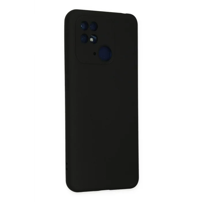 Mey İthalat®   Redmi 10C Kılıf Nano içi Kadife Silikon - Siyah