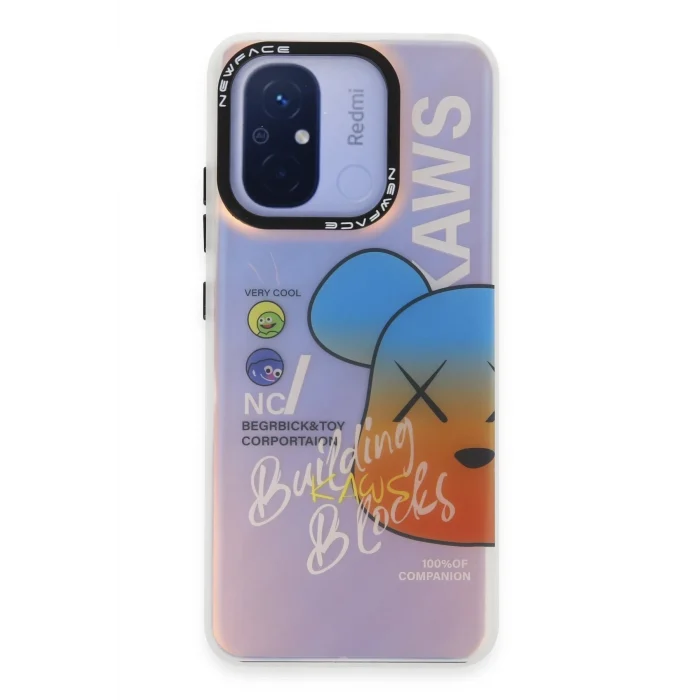Mey İthalat®   Redmi 12C Kılıf Estoril Desenli Kapak - Estoril - 6
