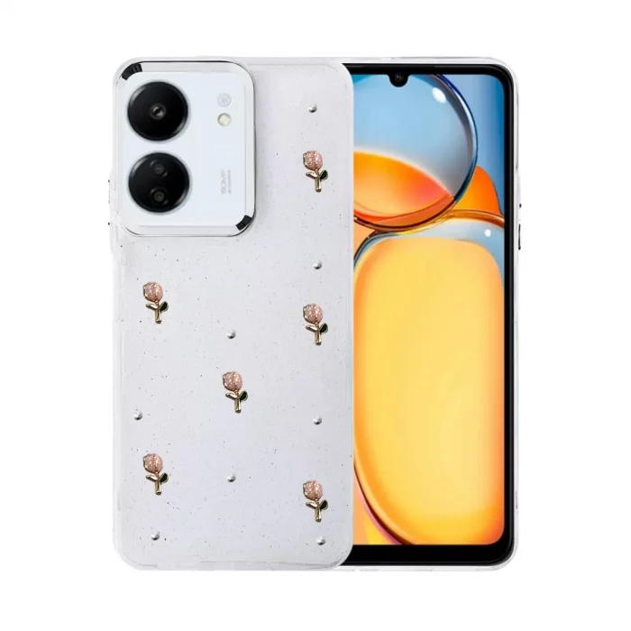 Mey İthalat®   Redmi 13C Fiyonk Desenli Kapak - Desen 6