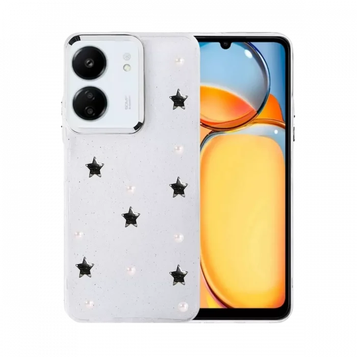 Mey İthalat®   Redmi 13C Fiyonk Desenli Kapak - Desen 7