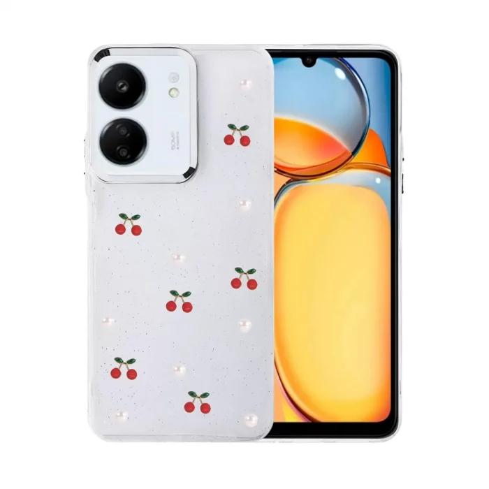 Mey İthalat®   Redmi 13C Fiyonk Desenli Kapak - Desen 9