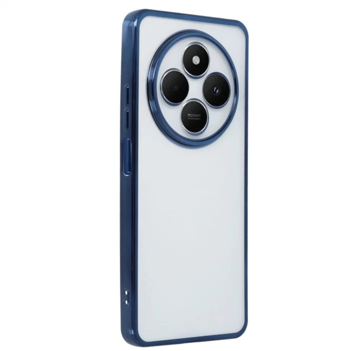 Mey İthalat®   Redmi 14C Kılıf  Lensli Silikon - Lacivert