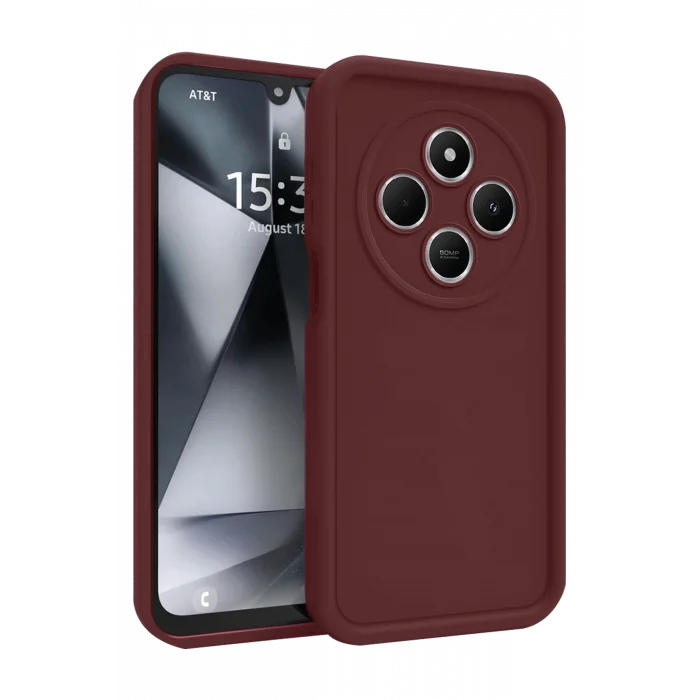 Mey İthalat®   Redmi 14C Kılıf Viera Silikon - Bordo