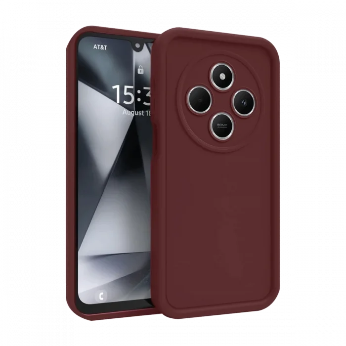 Mey İthalat®   Redmi 14C Kılıf Viera Silikon - Bordo