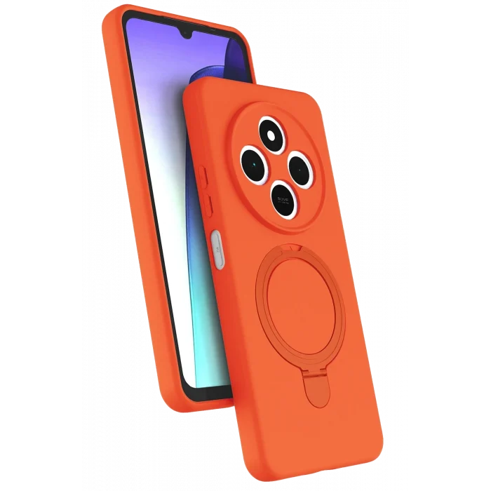 Mey İthalat®   Redmi 14C Regal Magsafe Standlı Kapak - Turuncu
