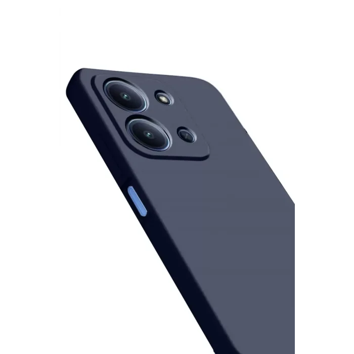 Mey İthalat®   Redmi 15C 4G Nano içi Kadife Silikon - Lacivert