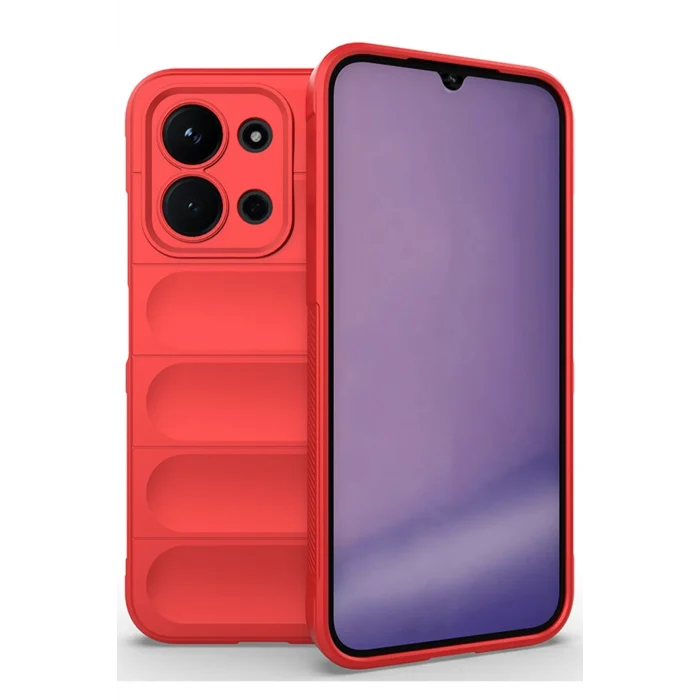 Mey İthalat®   Redmi 15C 4G Optimum Silikon - Kırmızı