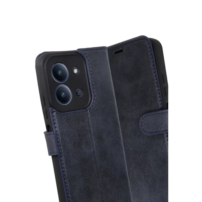 Mey İthalat®   Redmi 15C 4G Trend S Plus Kapaklı Kılıf - Lacivert