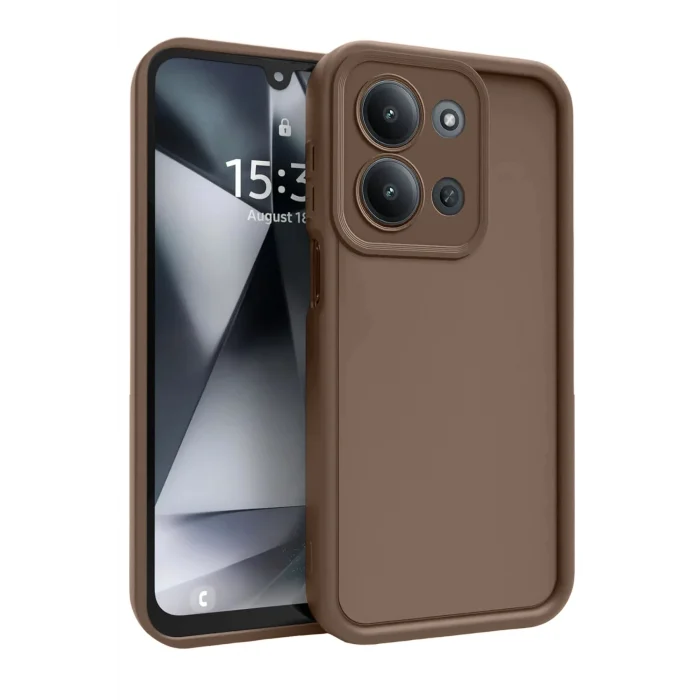 Mey İthalat®   Redmi 15C 4G Viera Silikon - Kahverengi