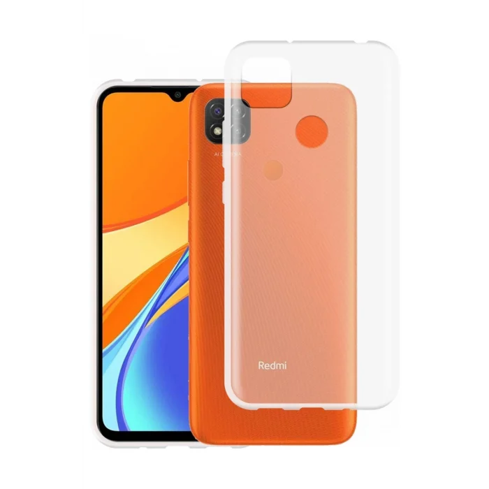 Mey İthalat®   Redmi 9C Kılıf Lüx Şeffaf Silikon