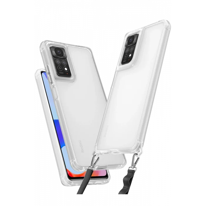 Mey İthalat®   Redmi Note 11 Pro Kılıf Penta Silikon Kılıf - Şeffaf