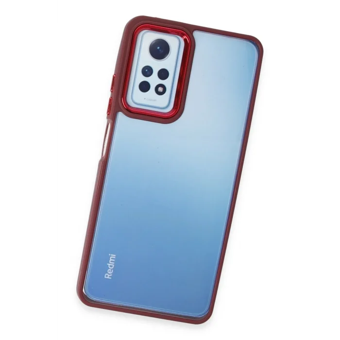 Mey İthalat®   Redmi Note 12 Pro 4G Kılıf Dora Kapak - Kırmızı