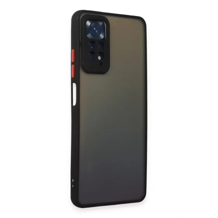 Mey İthalat®   Redmi Note 12 Pro 4G Kılıf Montreal Silikon Kapak - Siyah