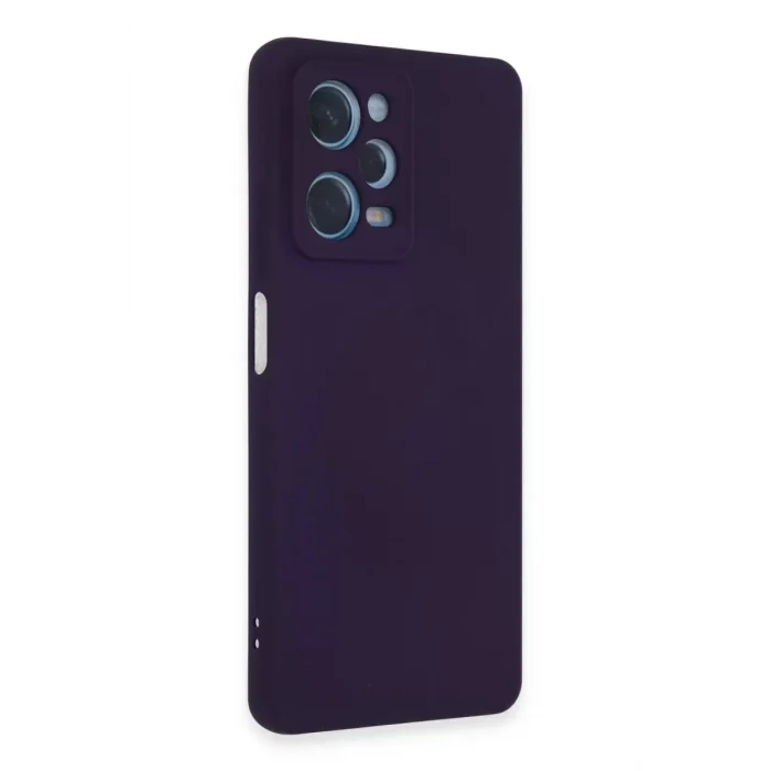 Mey İthalat®   Redmi Note 12 Pro 5G Kılıf Nano içi Kadife Silikon - Mor