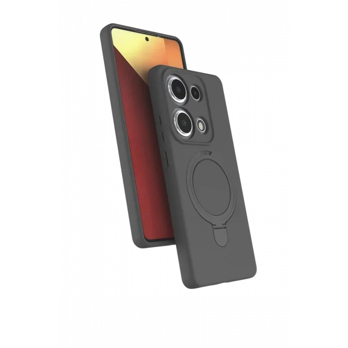 Mey İthalat®   Redmi Note 13 Pro 4G Regal Magsafe Standlı Kapak - Titan Gri