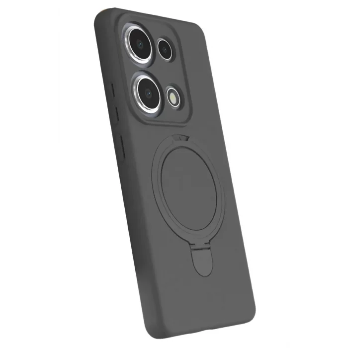 Mey İthalat®   Redmi Note 13 Pro 4G Regal Magsafe Standlı Kapak - Titan Gri